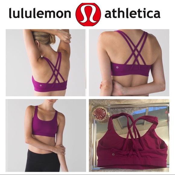 lululemon athletica Other - ❌SOLD❌💗💜EUC Lululemon Energy Bra